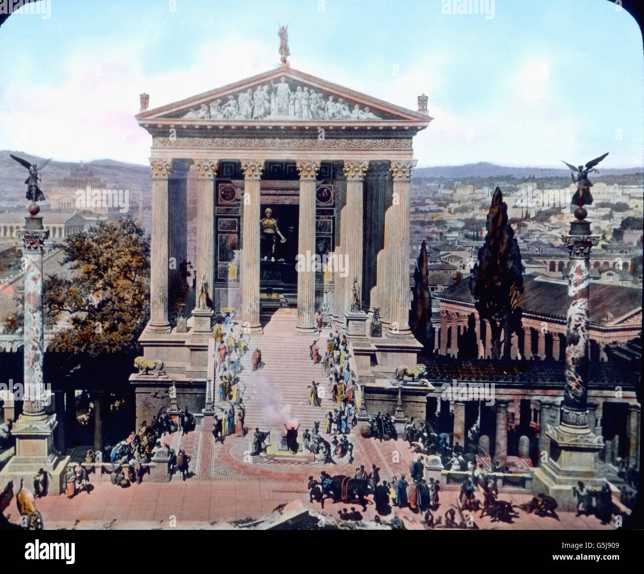Rome view 1910s hi-res stock photography and images - Alamy