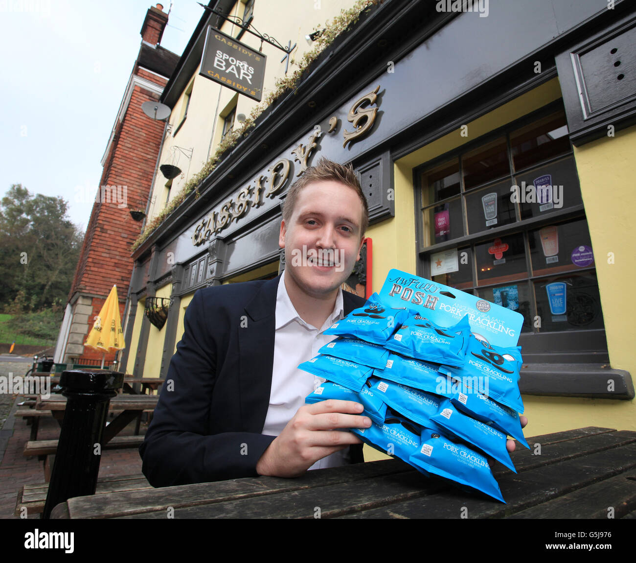Tom Lock Entrepreneur Tom Lock outside Cassidy's Pub in Tunbridge Wells, Kent ...