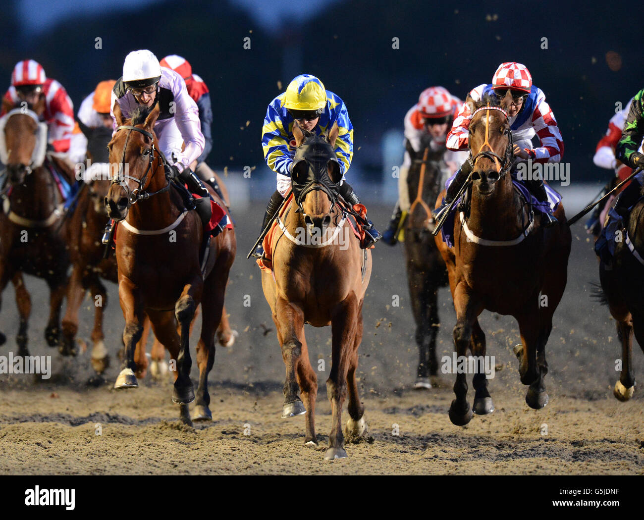 Full length horse racing races hi-res stock photography and images - Alamy