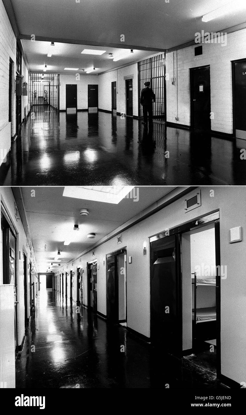 Inside the maze prison Black and White Stock Photos & Images Alamy