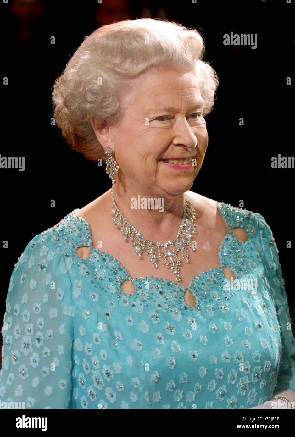 The queen arriving for the royal variety performance in london hires