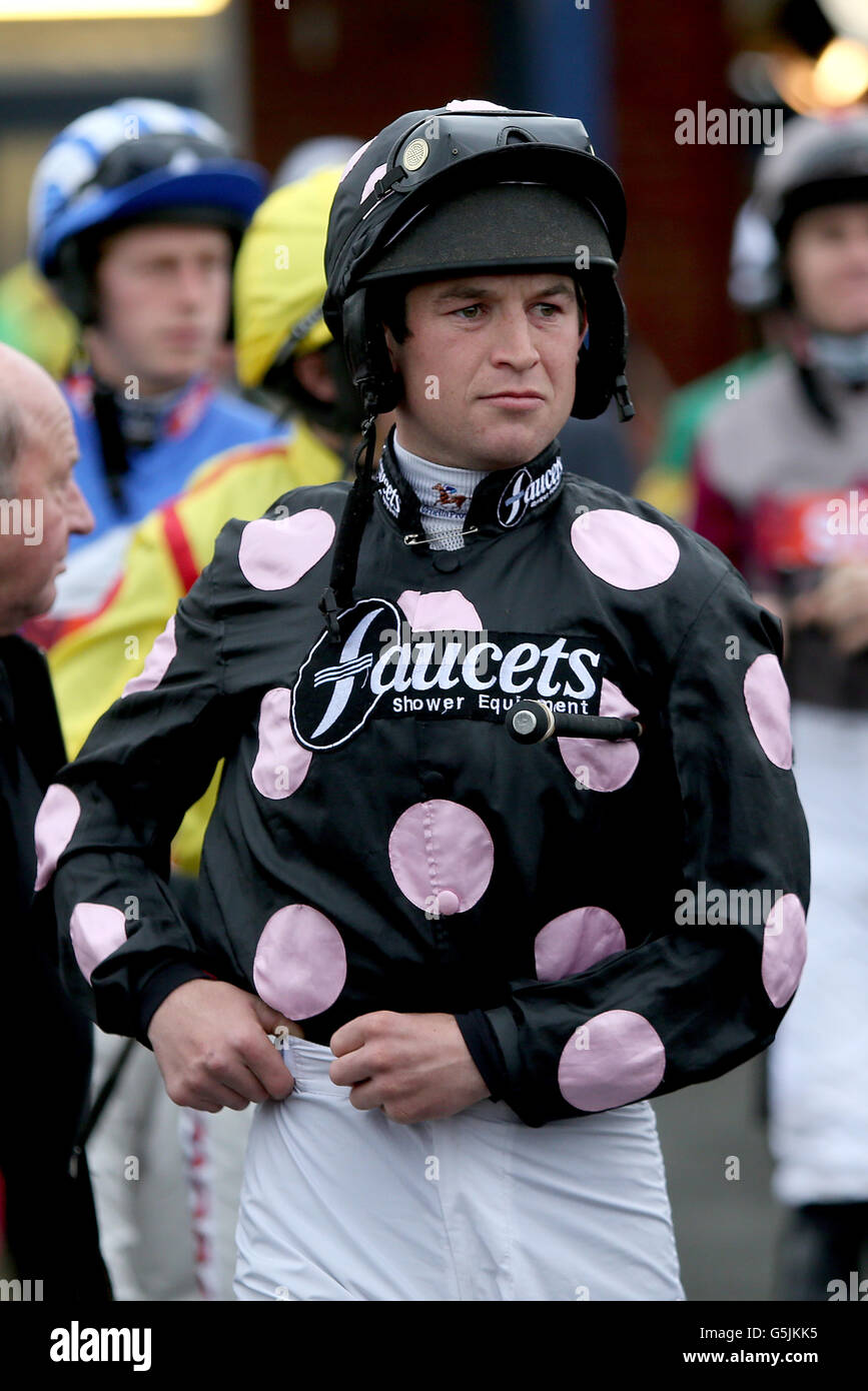 Horse Racing Ludlow Racecourse Stock Photo Alamy