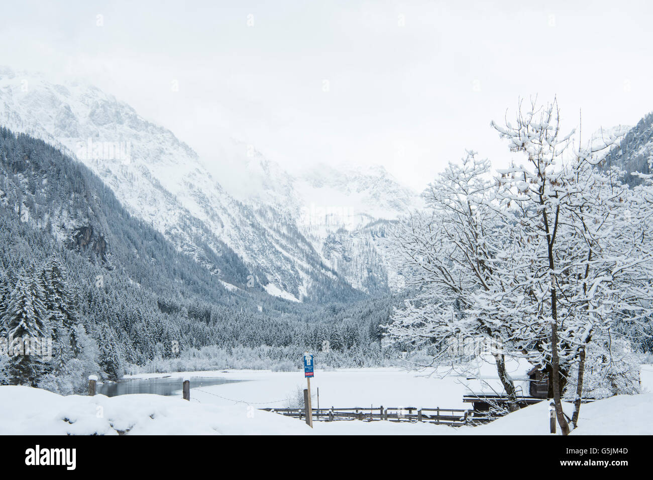 Österreich, Salzburger Land, Kleinarl bei Wagrain, Jägersee Stock Photo