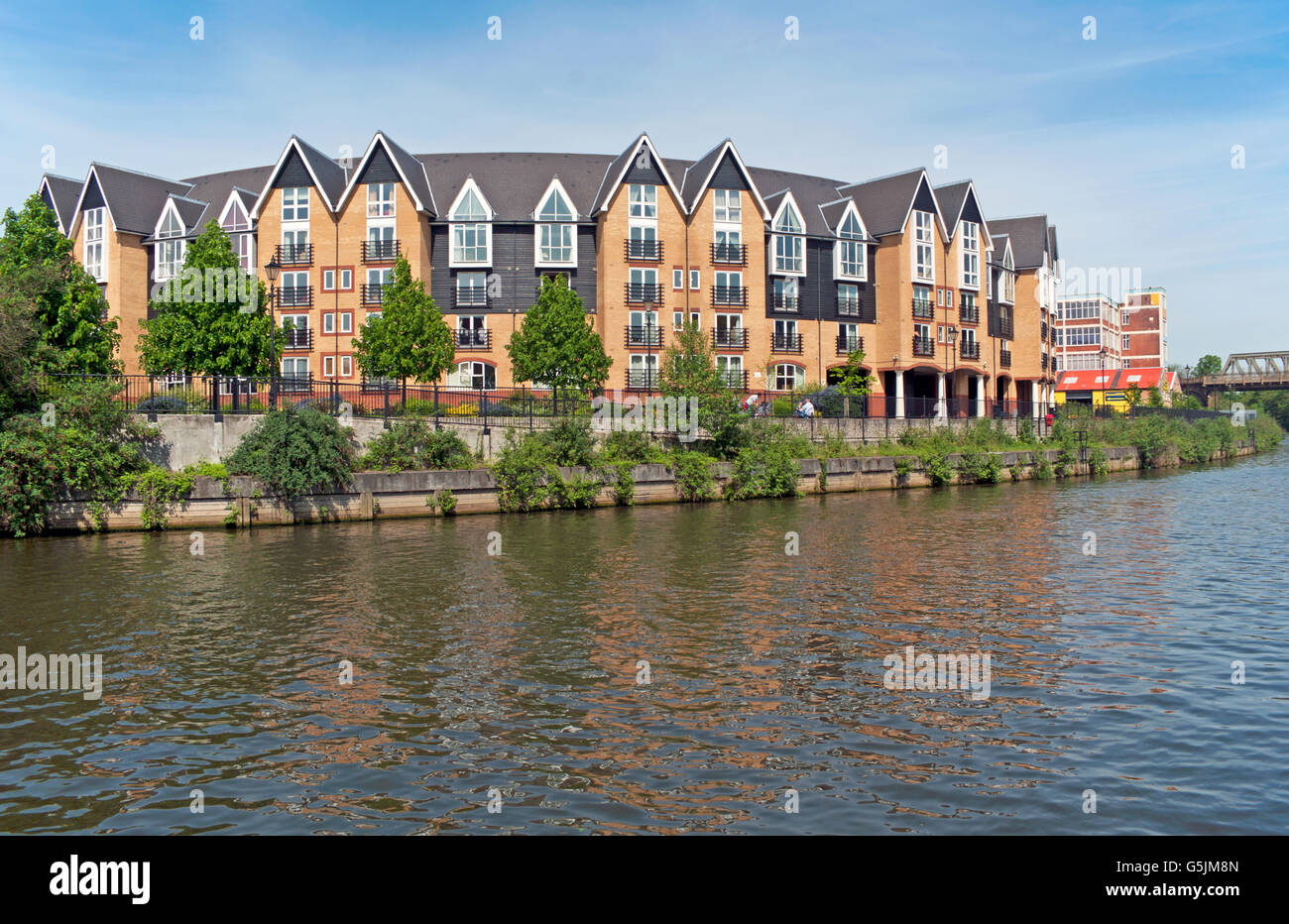 Maidstone, by River Medway, Kent Stock Photo Alamy