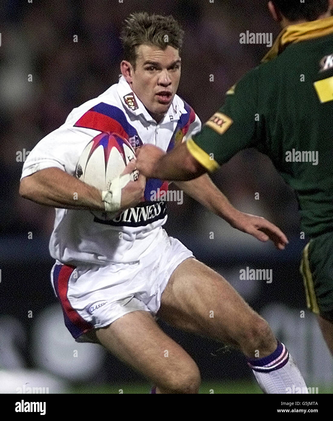 RUGBYL Connolly. Great Britain Rugby League centre Gary Connolly Stock