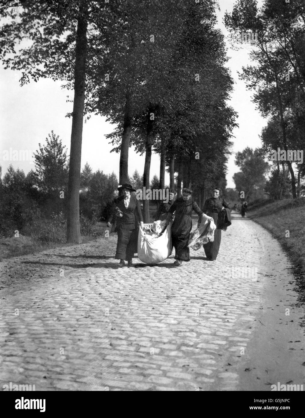 World War One - Refugees Stock Photo - Alamy