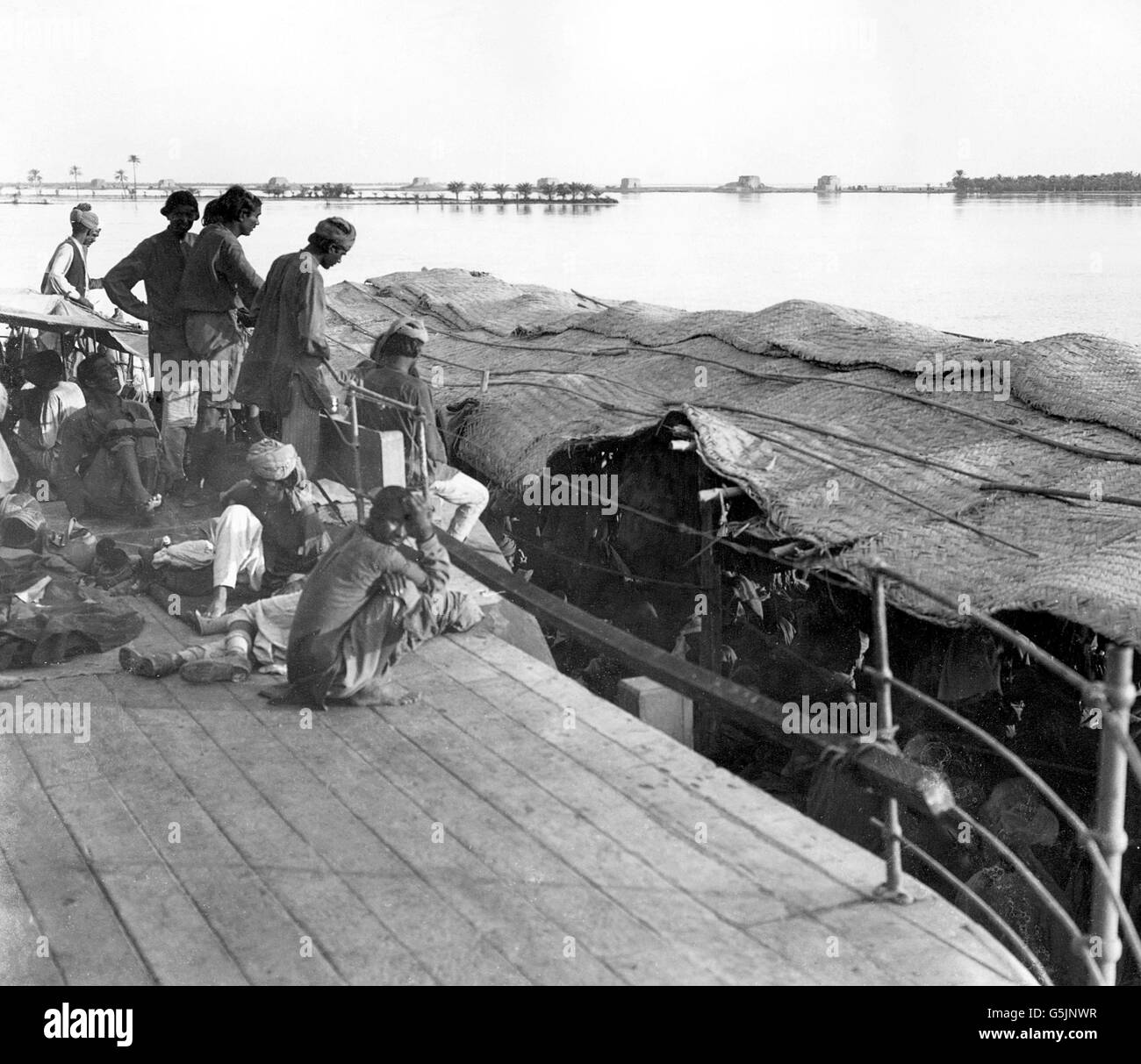 World War One - River Tigris Stock Photo