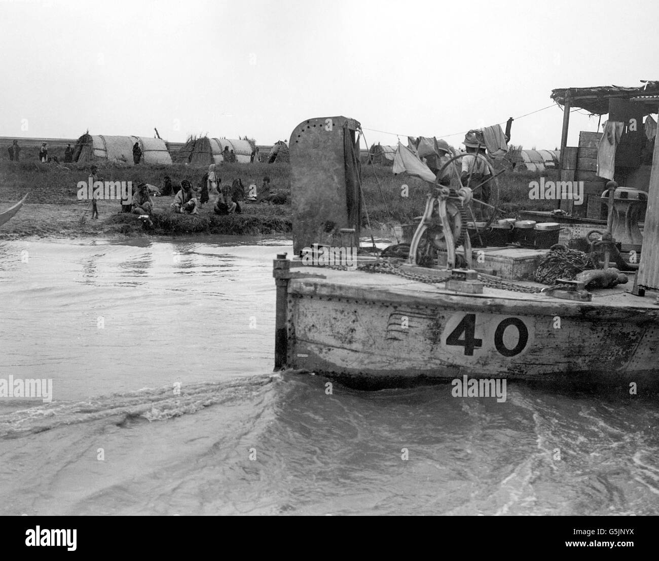 World War One - British soldiers - Mesopotamia Stock Photo