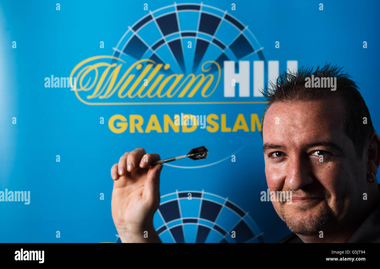 Darts Grand Slam of Darts Promotion Event Wolverhampton Stock Photo
