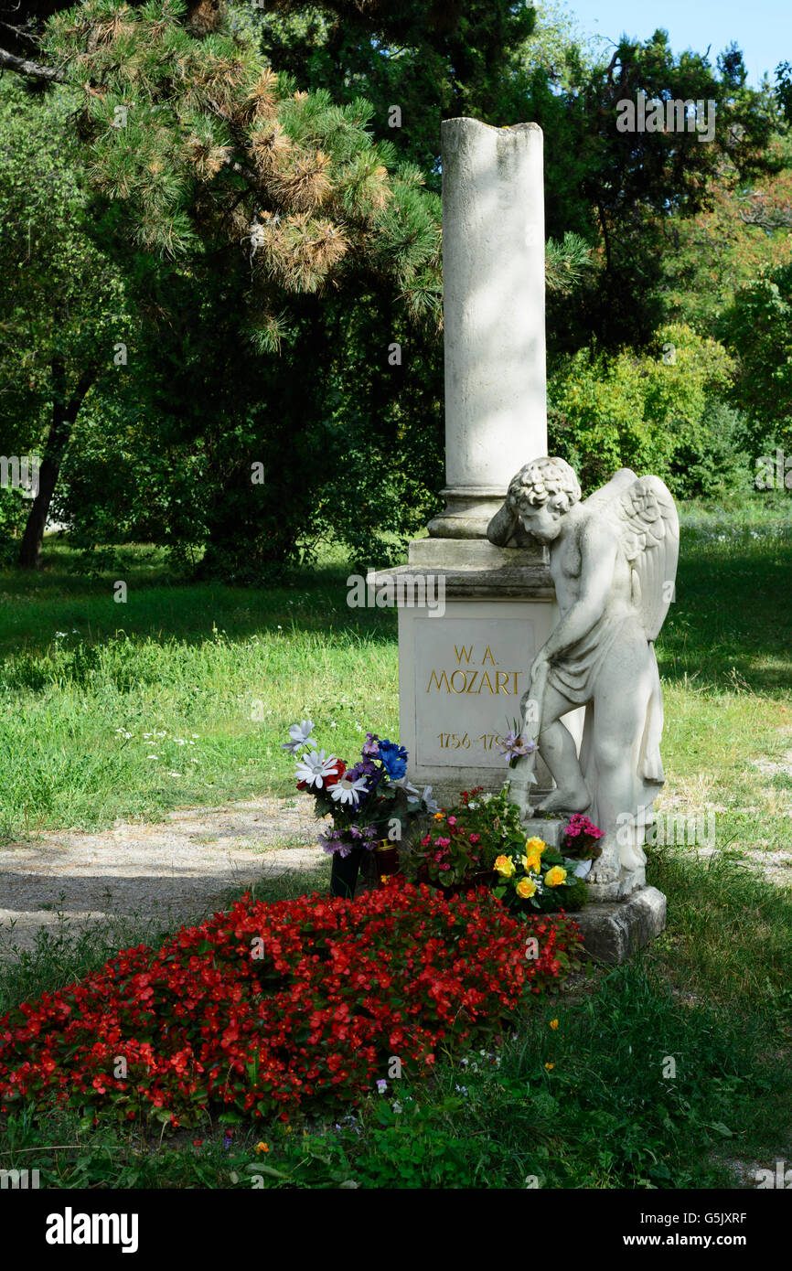Wolfgang Amadeus Mozart Grave Grave Of Wolfgang Amadeus Mozart In A Common Grave At The St Marx G5JXRF
