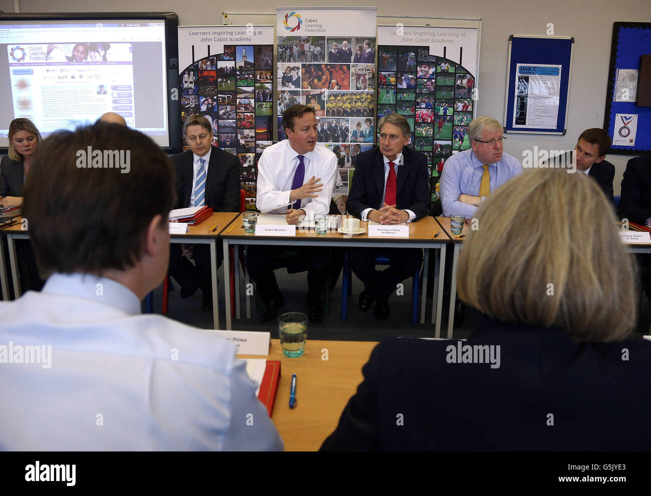 meeting in Bristol Stock Photo Alamy