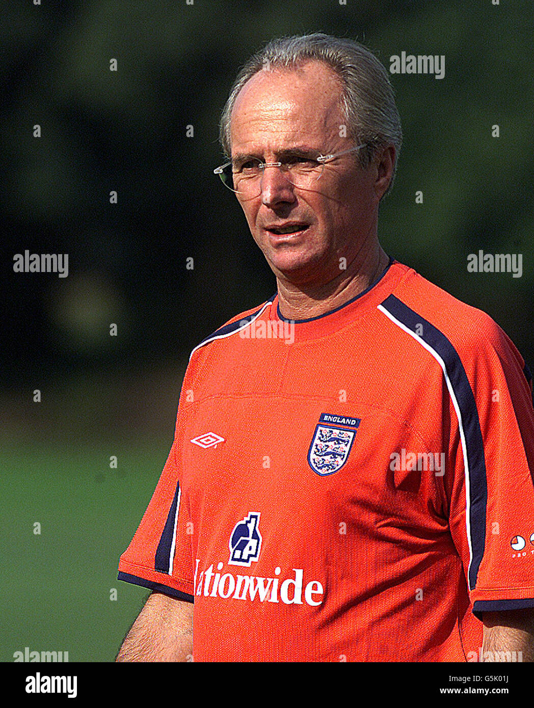 England Manager Sven Goran Eriksson during training , prior to World ...