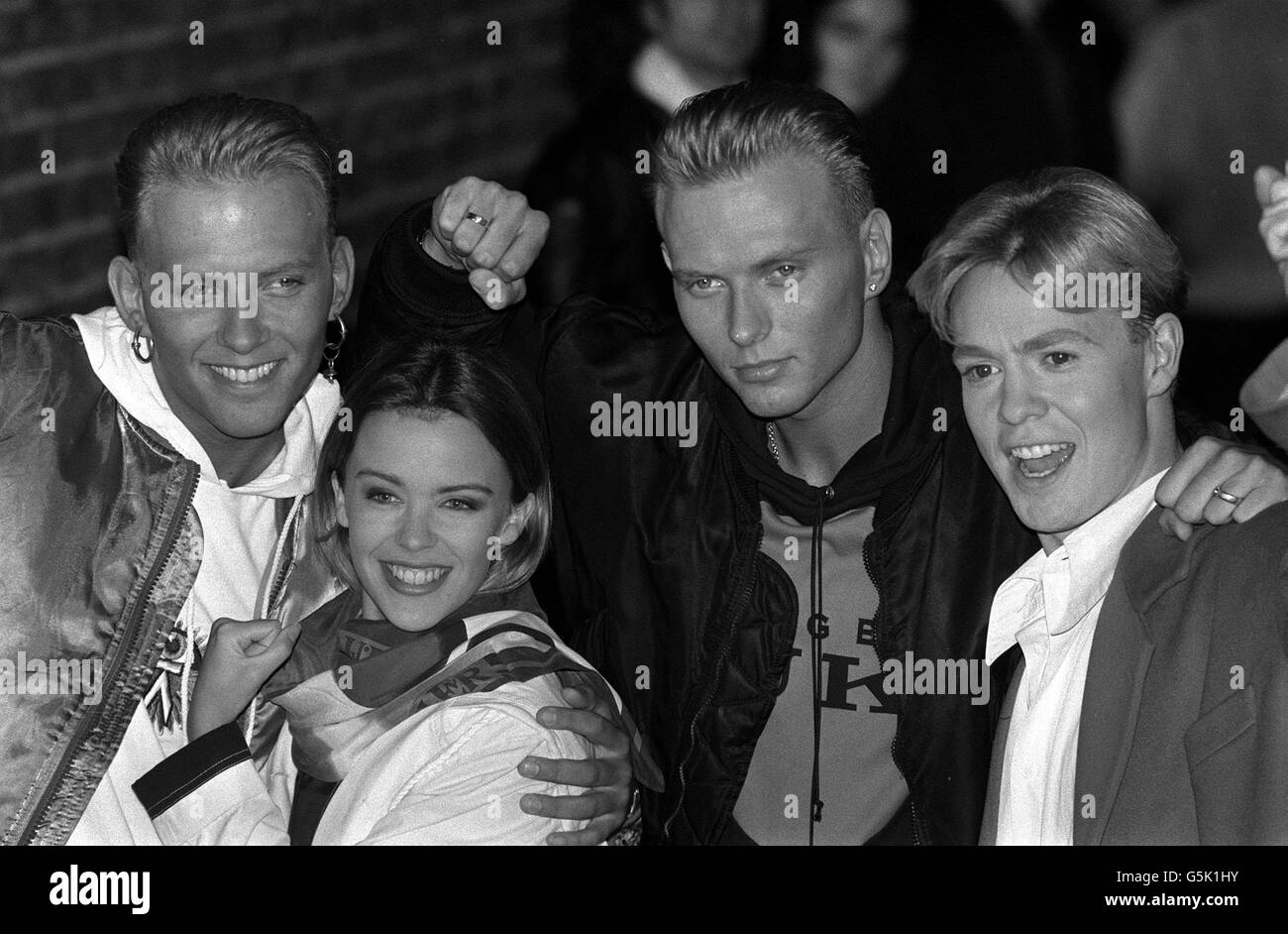 Bros twins matt luke kylie minogue jason donovan right southwark hires