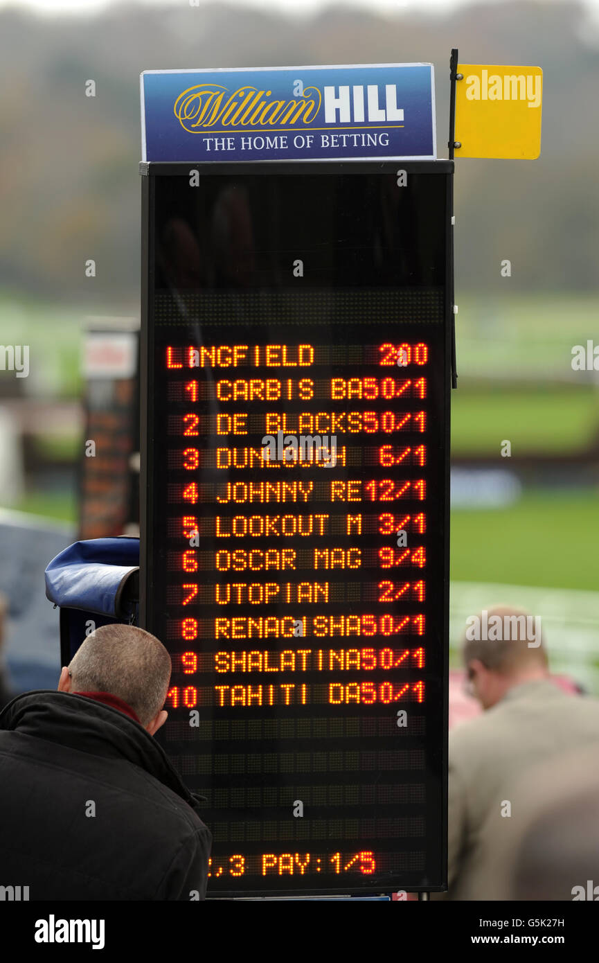 Horse Racing - Lingfield Park Races Stock Photo - Alamy