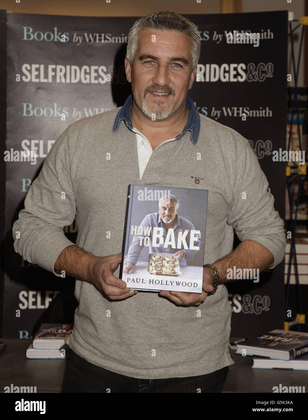 Paul Hollywood book launch London Stock Photo Alamy
