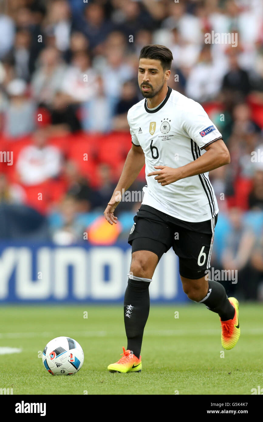 Germany's Sami Khedira during the UEFA Euro 2016, Group C match at the Parc Des Princes, Paris. PRESS ASSOCIATION Photo. Picture date: Tuesday June 21, 2016. See PA story SOCCER N Ireland. Photo credit should read: Owen Humphreys/PA Wire. Stock Photo