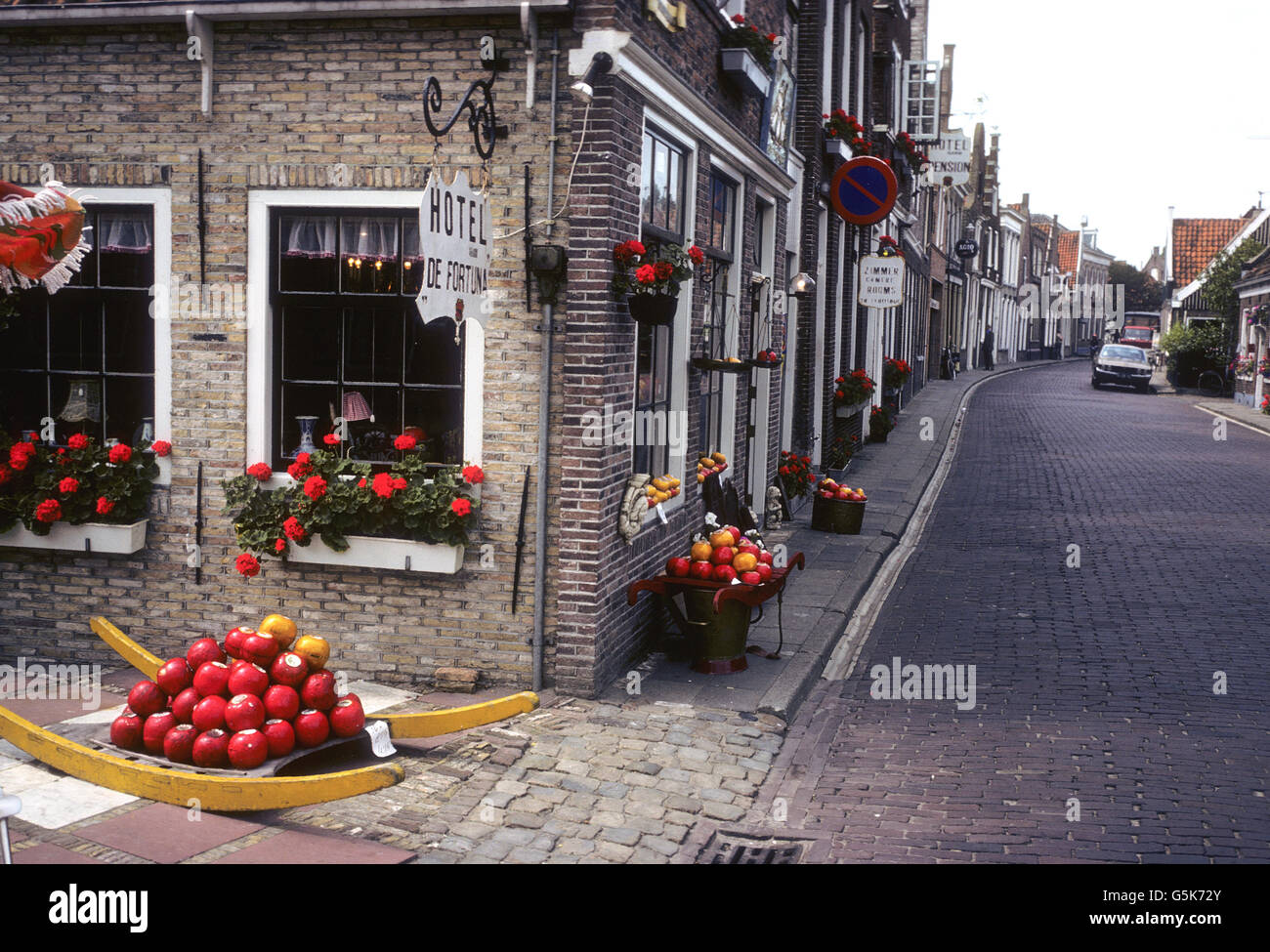 Known red cheeses Stock Photo