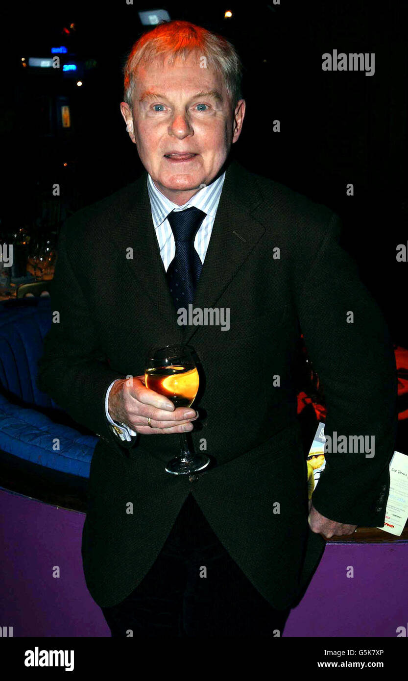 Actor Sir Derek Jacobi at the Oscar Moore Foundation Annual Film Quiz, at Sound in London, where the Oscar Moore Screenwriting Prize will be presented, this year's genre is Thriller. omsa Stock Photo