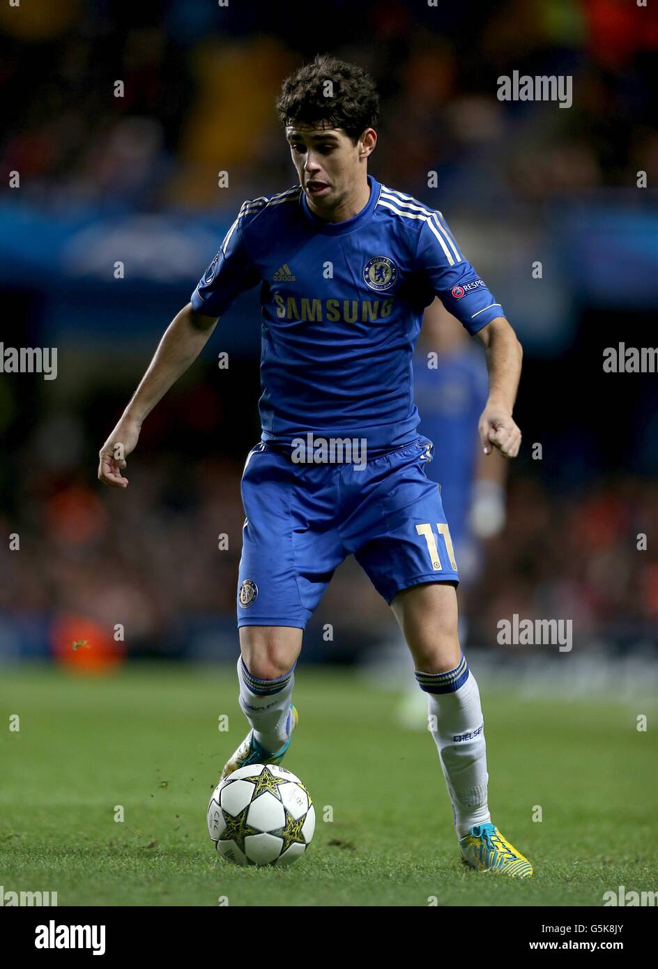 Soccer - UEFA Champions League - Group E - Chelsea v Shakhtar Donetsk - Stamford Bridge. Emboaba Oscar, Chelsea Stock Photo