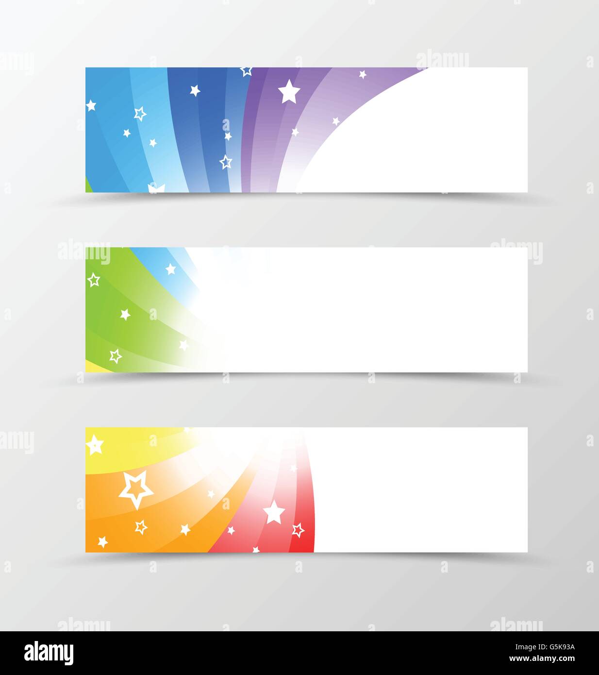 Set of banner design stock vector image art alamy