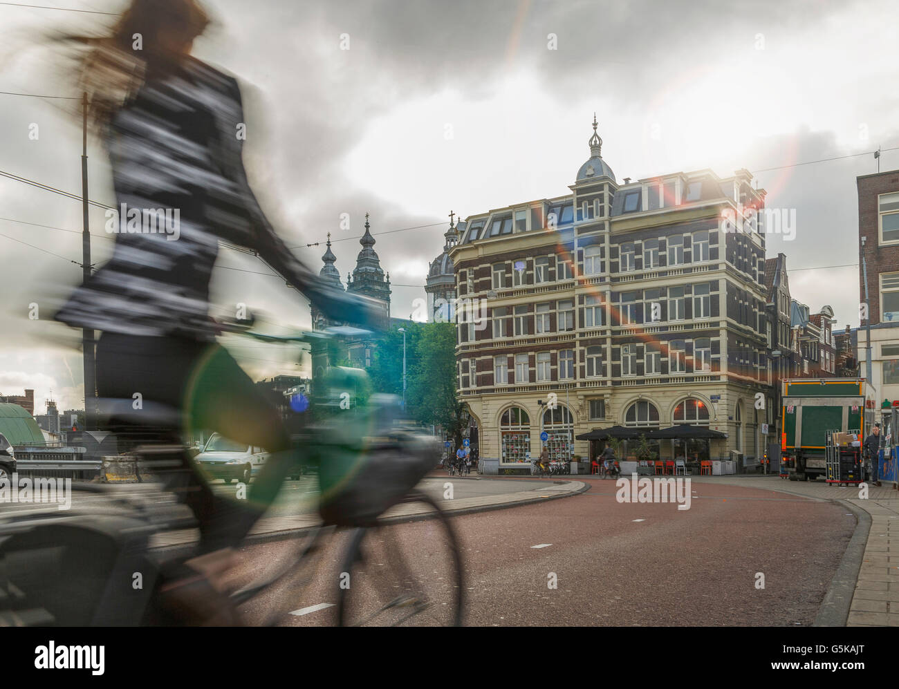 Cycling amsterdam e bike hi-res stock photography and images - Alamy