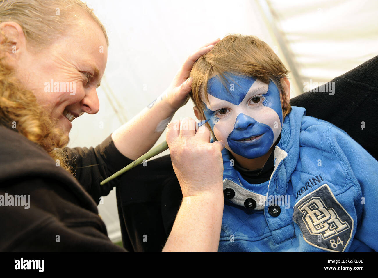 Rugby Union EMC Test Scotland v New Zealand PreMatch Entertainment