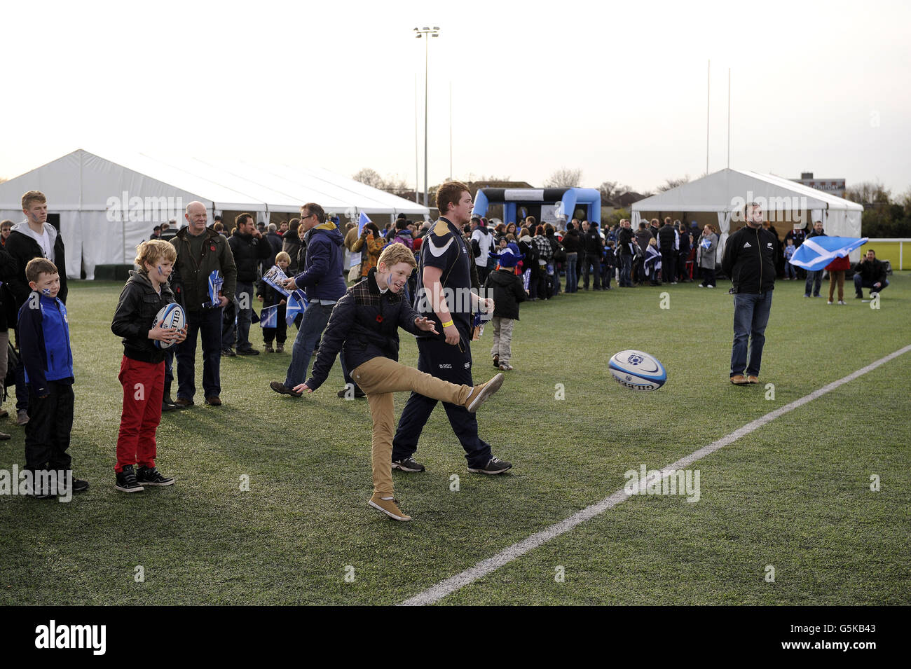 Rugby Union EMC Test Scotland v New Zealand PreMatch Entertainment