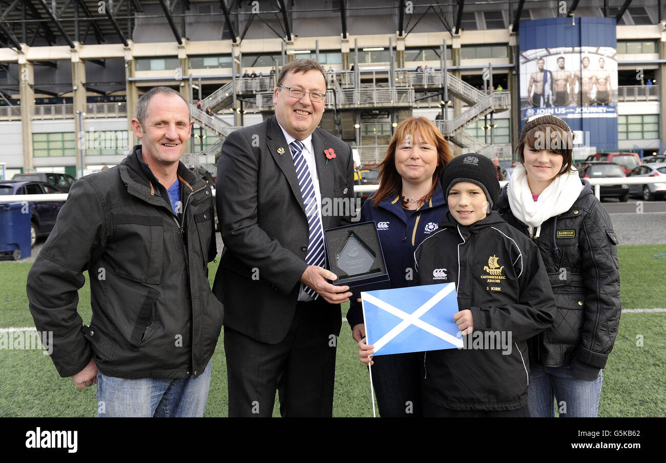 Rugby Union EMC Test Scotland v New Zealand PreMatch Entertainment