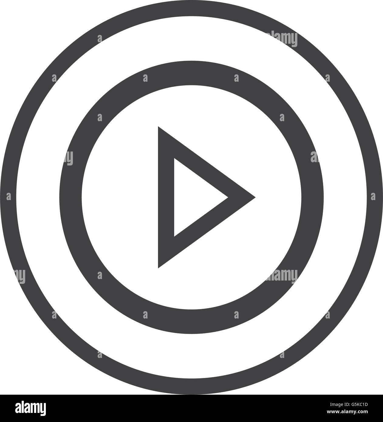 white media icon,vector graphic Stock Vector Image & Art - Alamy