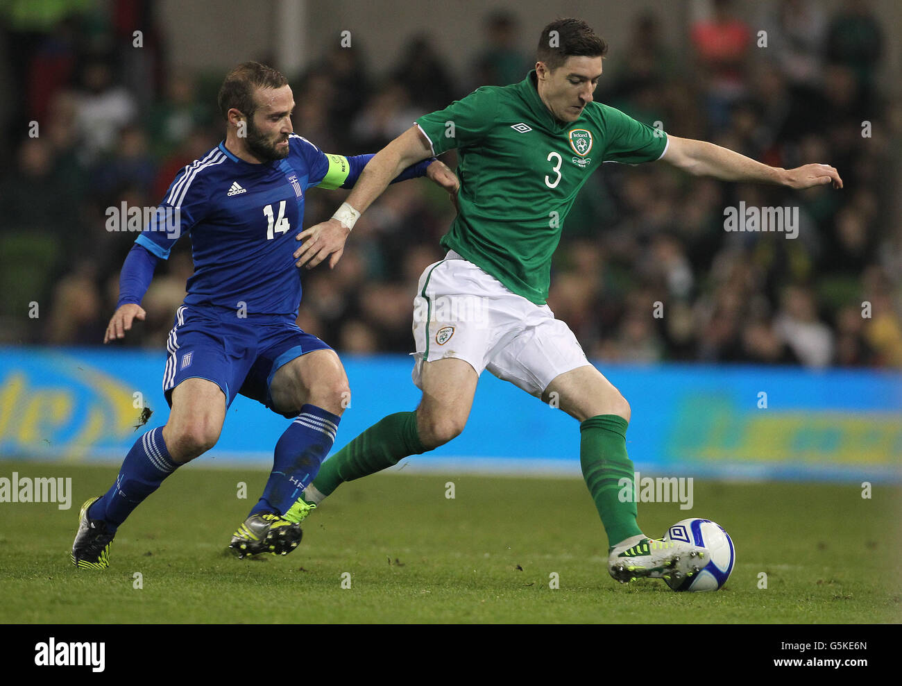 Soccer - International Friendly - Republic of Ireland v Greece - Aviva Stadium Stock Photo