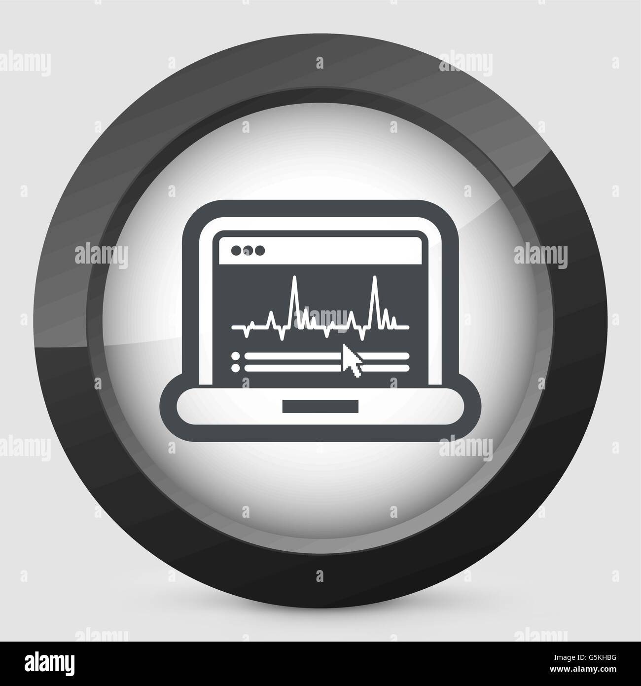 Graphic diagram computer icon Stock Vector Image & Art - Alamy