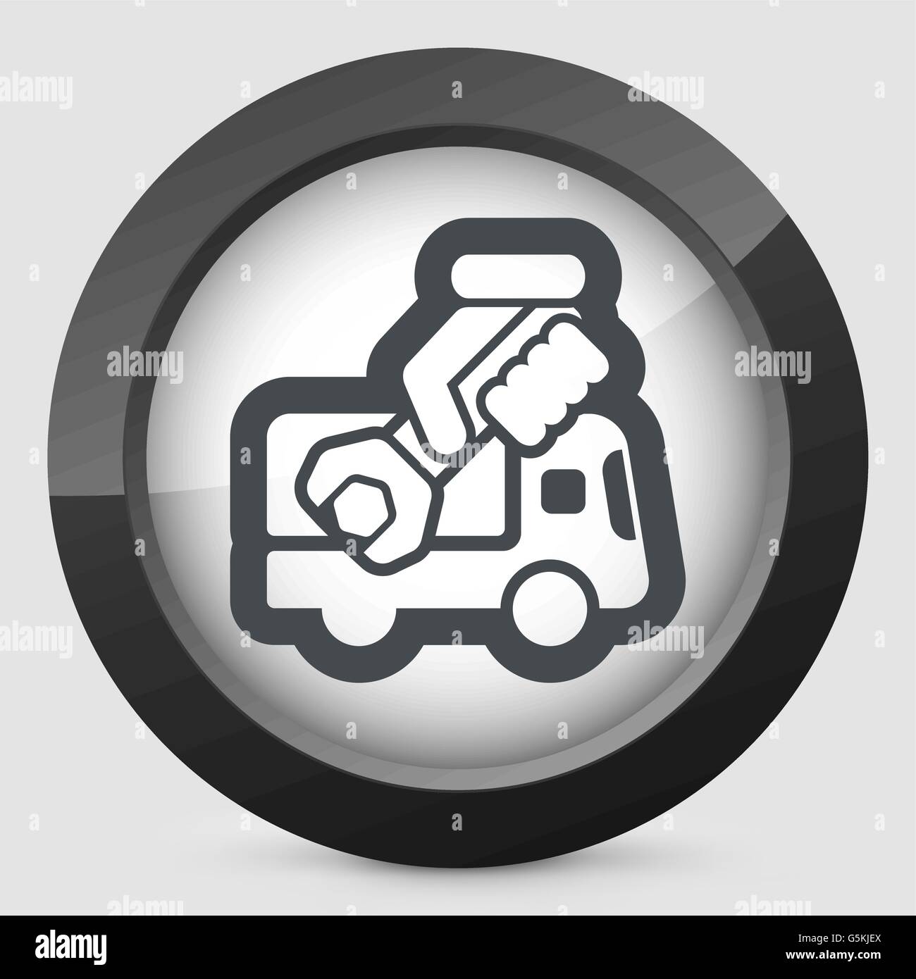 Assistance van icon Stock Vector