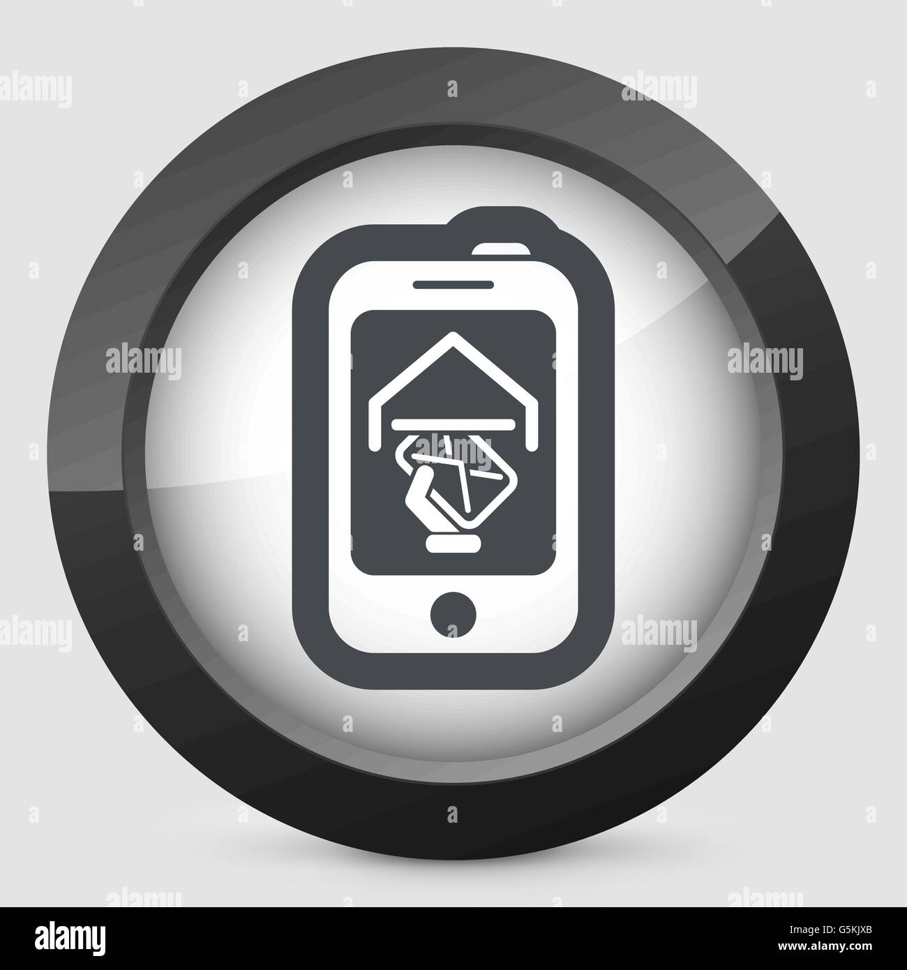 Smartphone mail icon Stock Vector Image & Art - Alamy