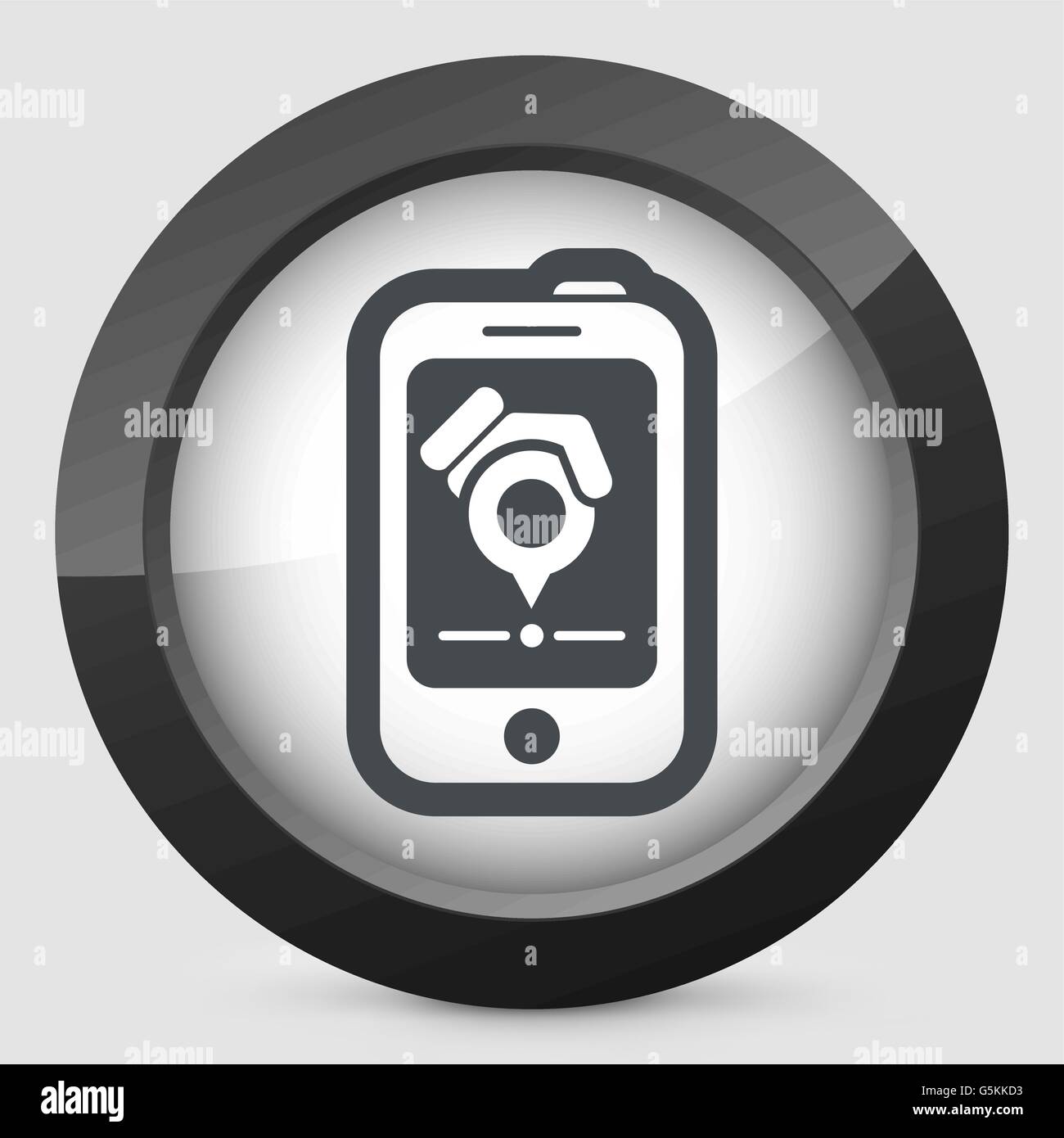 Map pointer icon Stock Vector Image & Art - Alamy