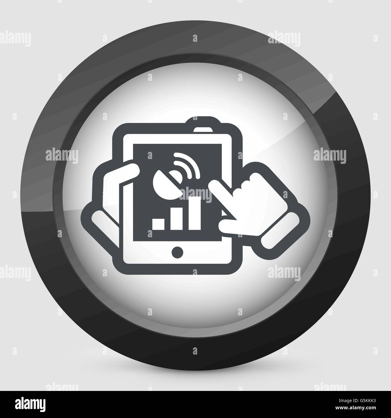 Tablet connection icon Stock Vector Image & Art - Alamy
