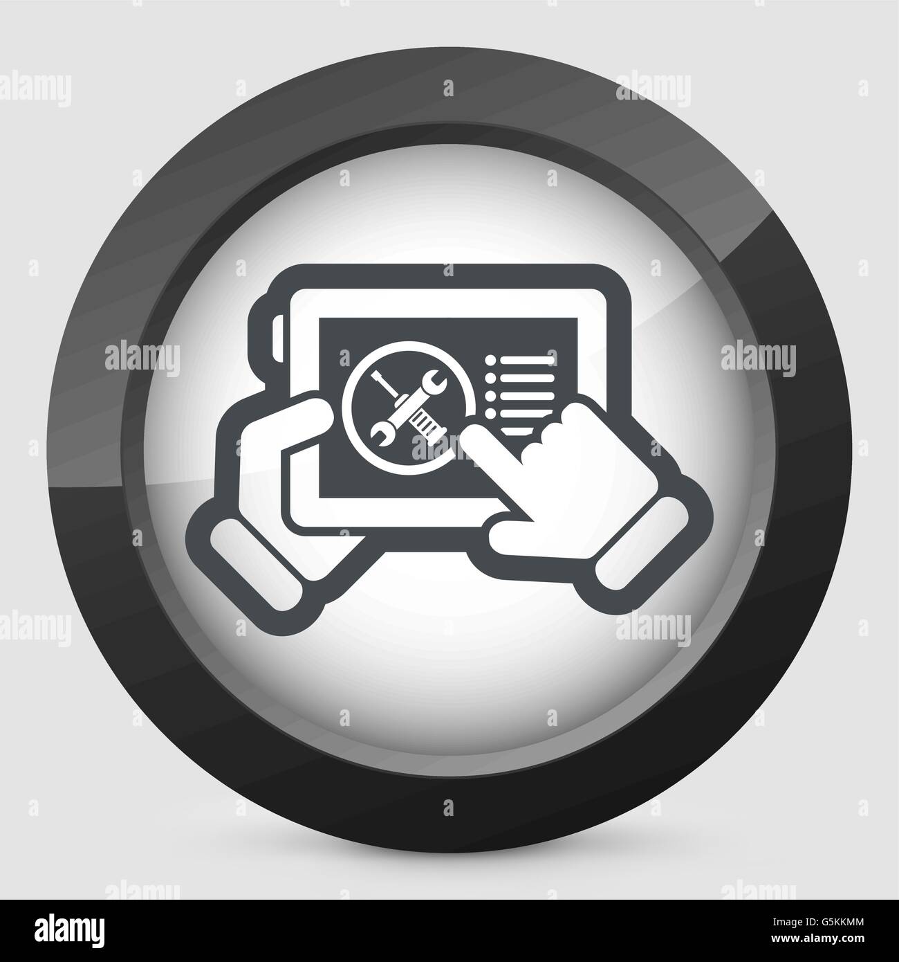 Tasblet setting icon Stock Vector Image & Art - Alamy