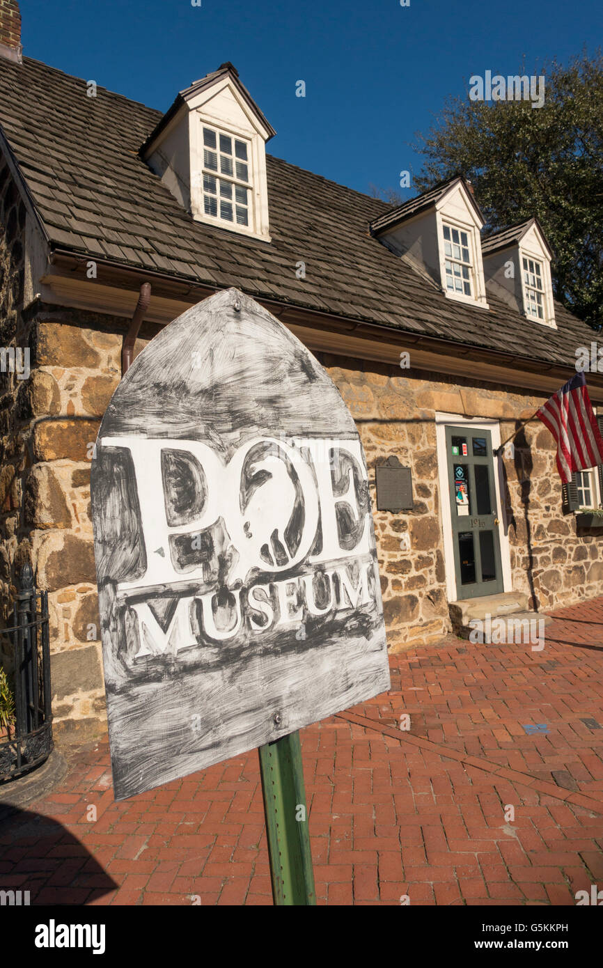 Edgar Allan Poe museum in Richmond Virginia Stock Photo Alamy