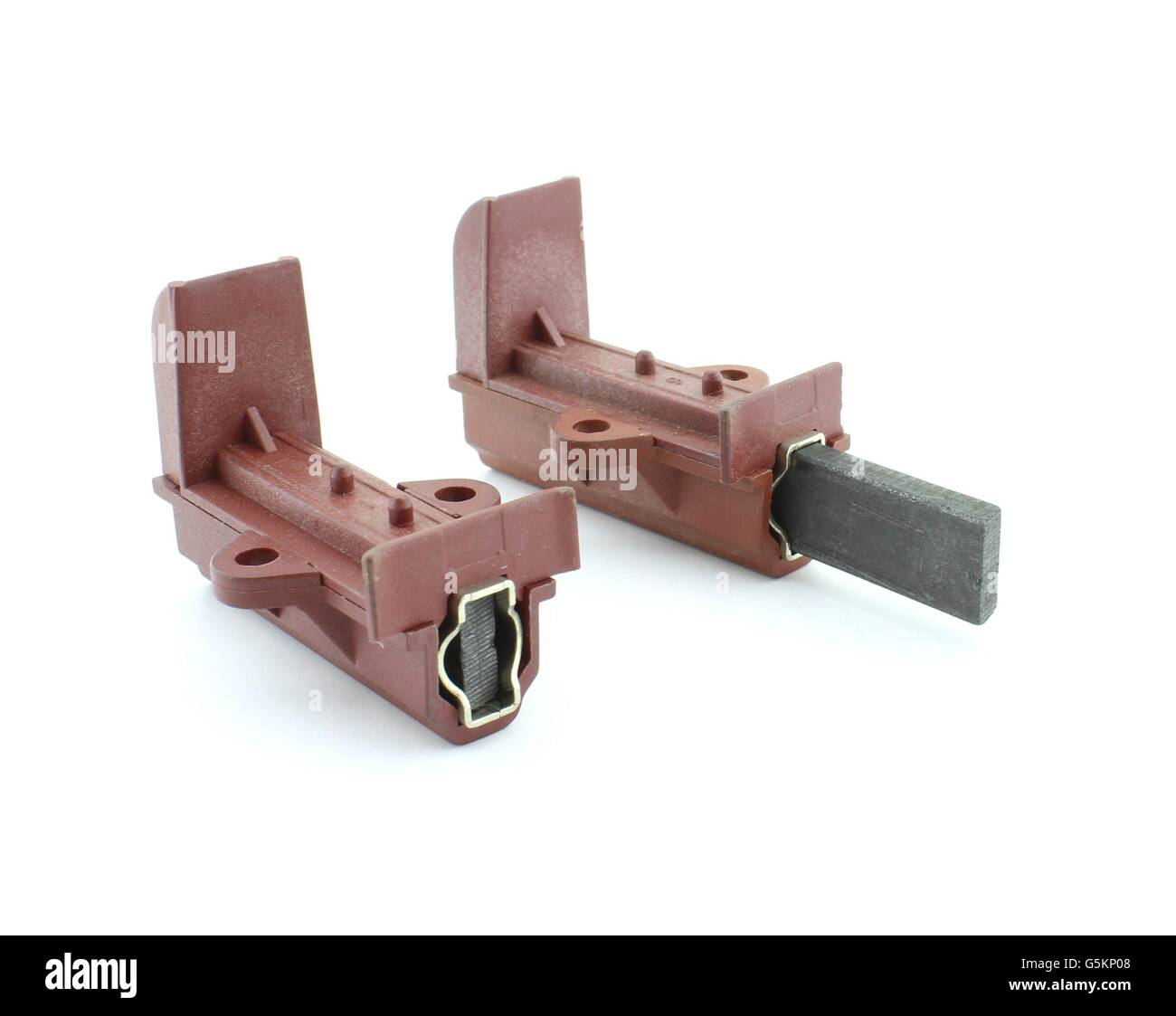 Carbon brushes set for washing machine Stock Photo Alamy