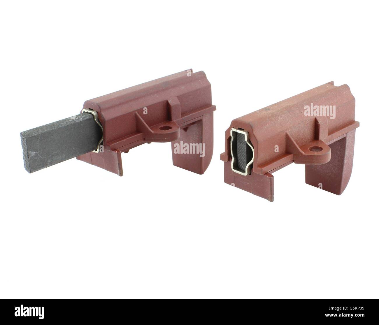 Washing machine carbon brushes Stock Photo Alamy