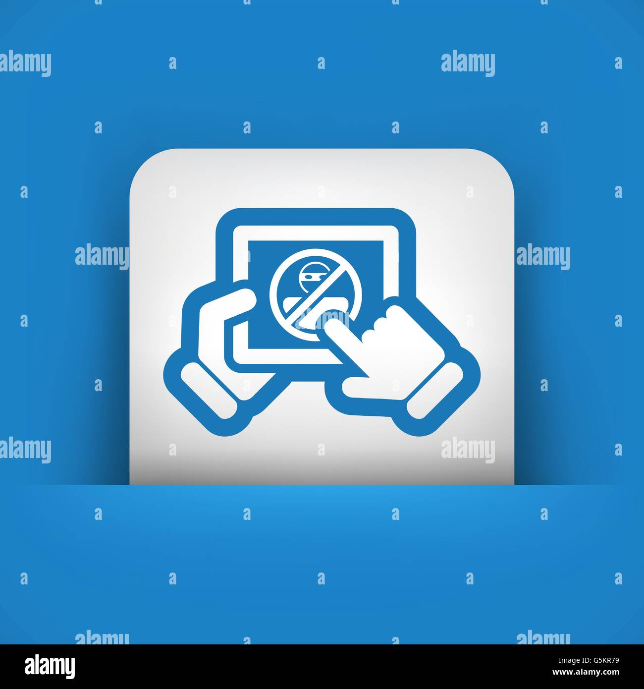 Tablet password accesss Stock Vector