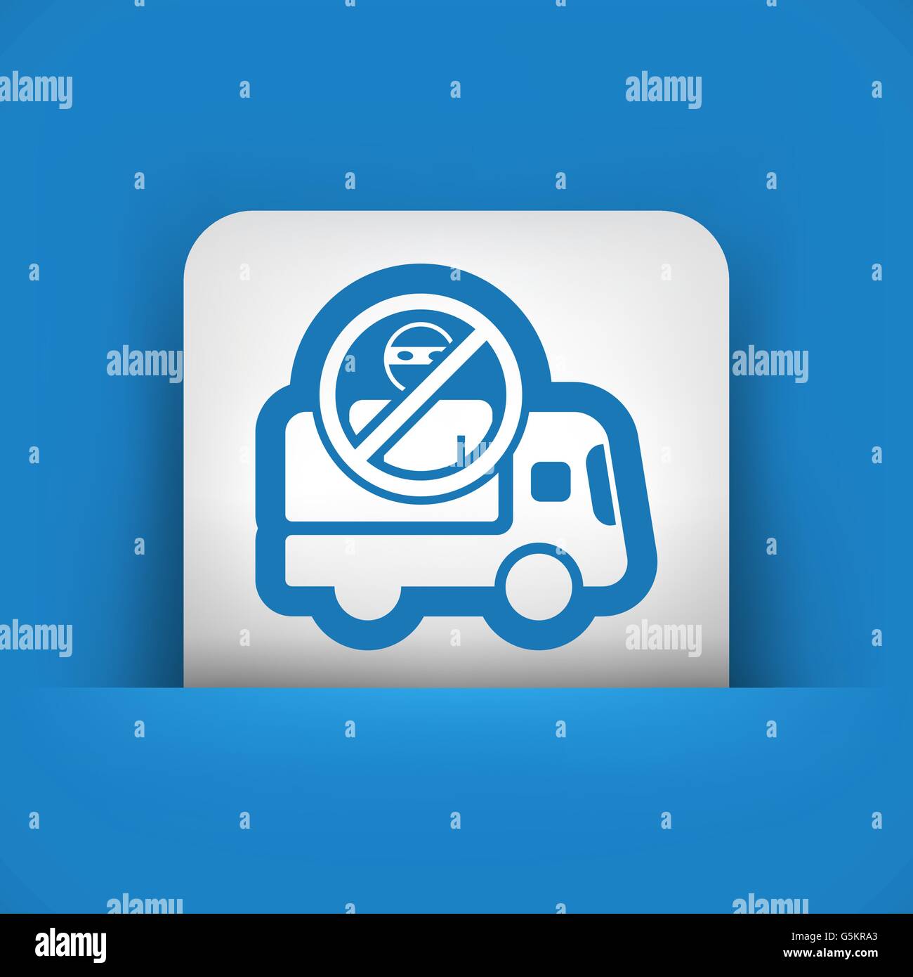 Security transport icon Stock Vector
