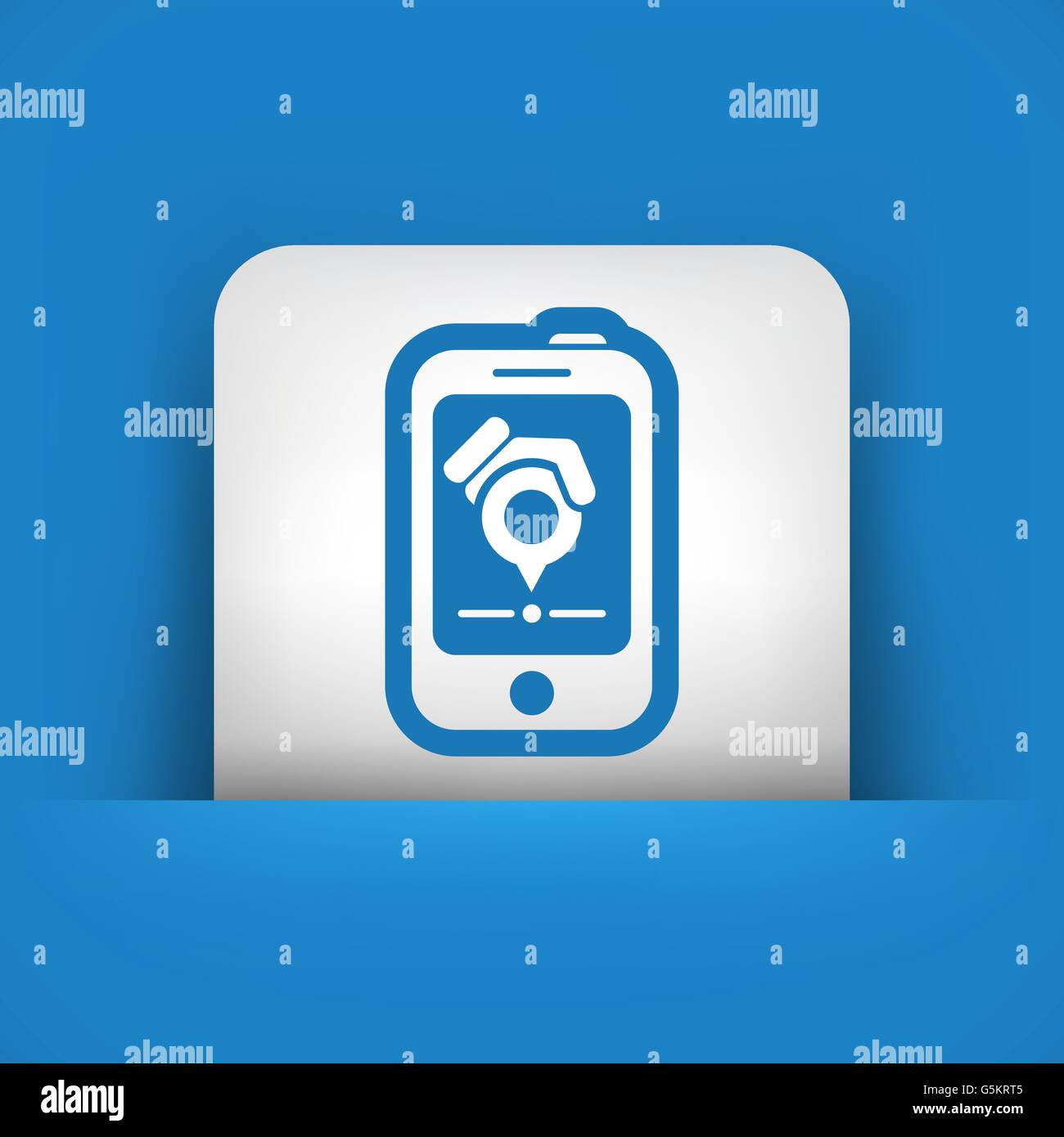 Map pointer icon Stock Vector Image & Art - Alamy