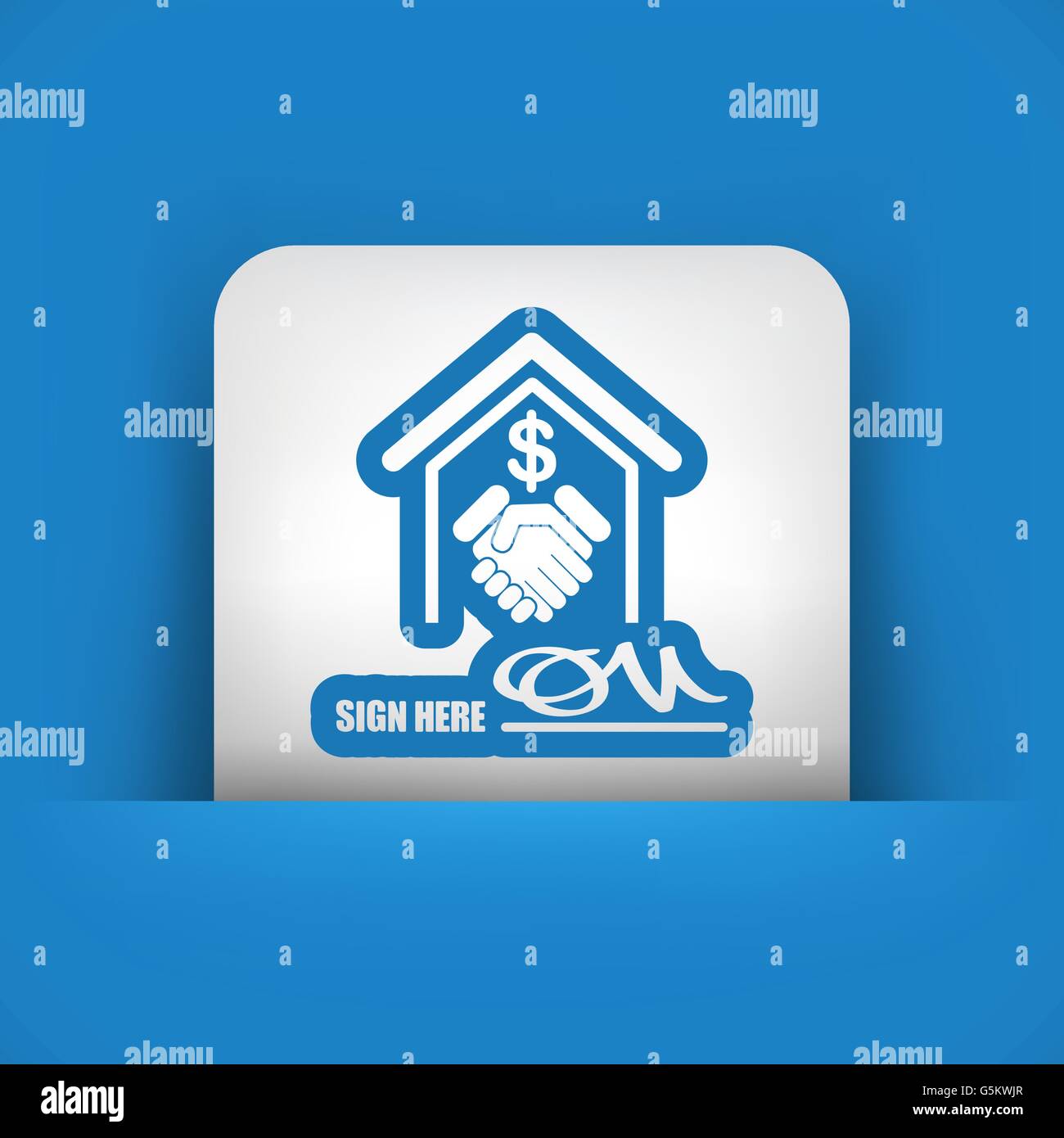 Banking agreement icon Stock Vector Image & Art - Alamy
