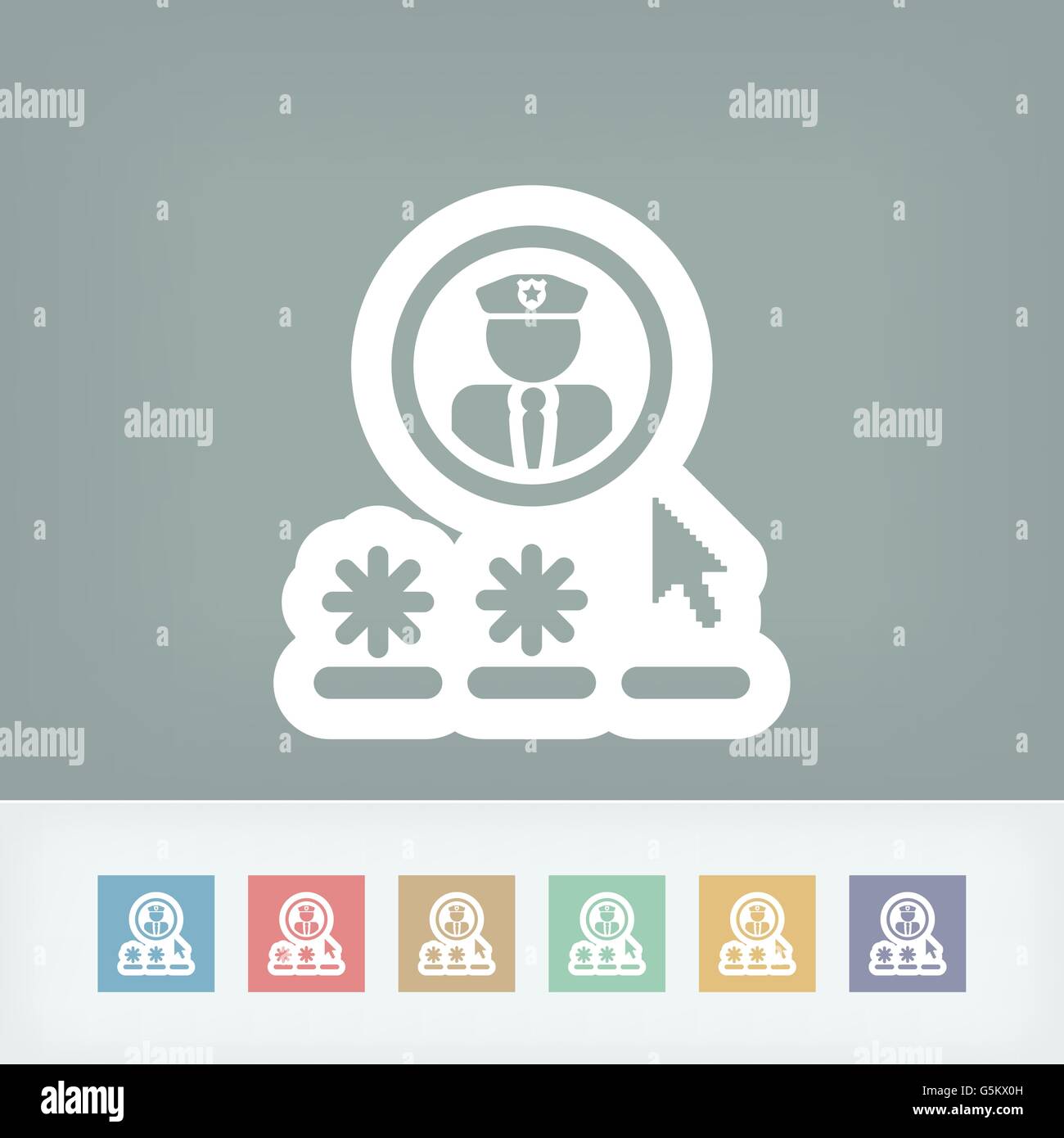 Password access concept Stock Vector Image & Art - Alamy
