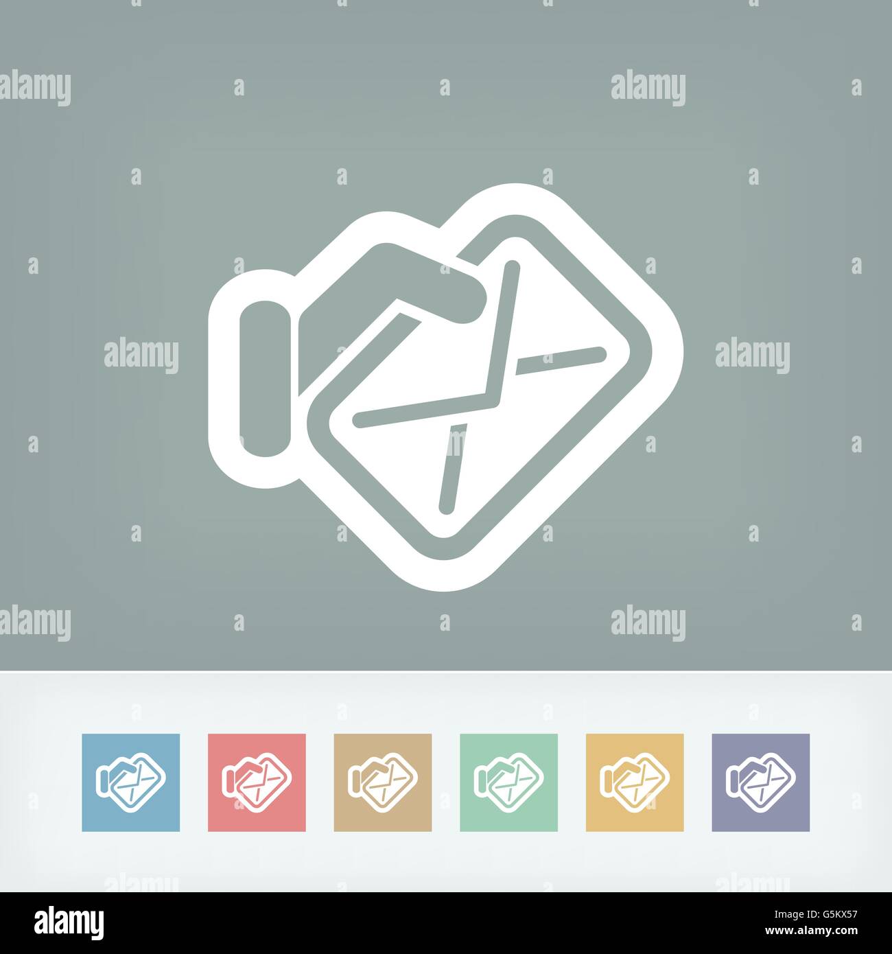 Mail icon concept Stock Vector Image & Art - Alamy