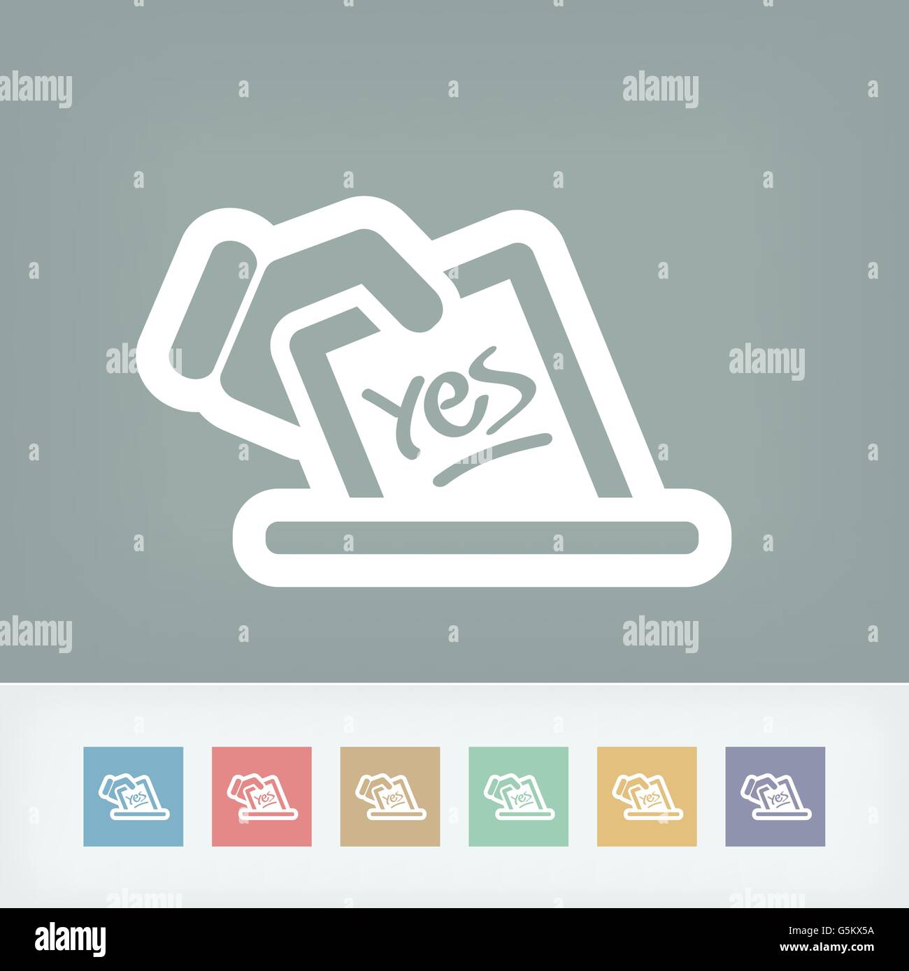 Vote concept icon Stock Vector Image & Art - Alamy