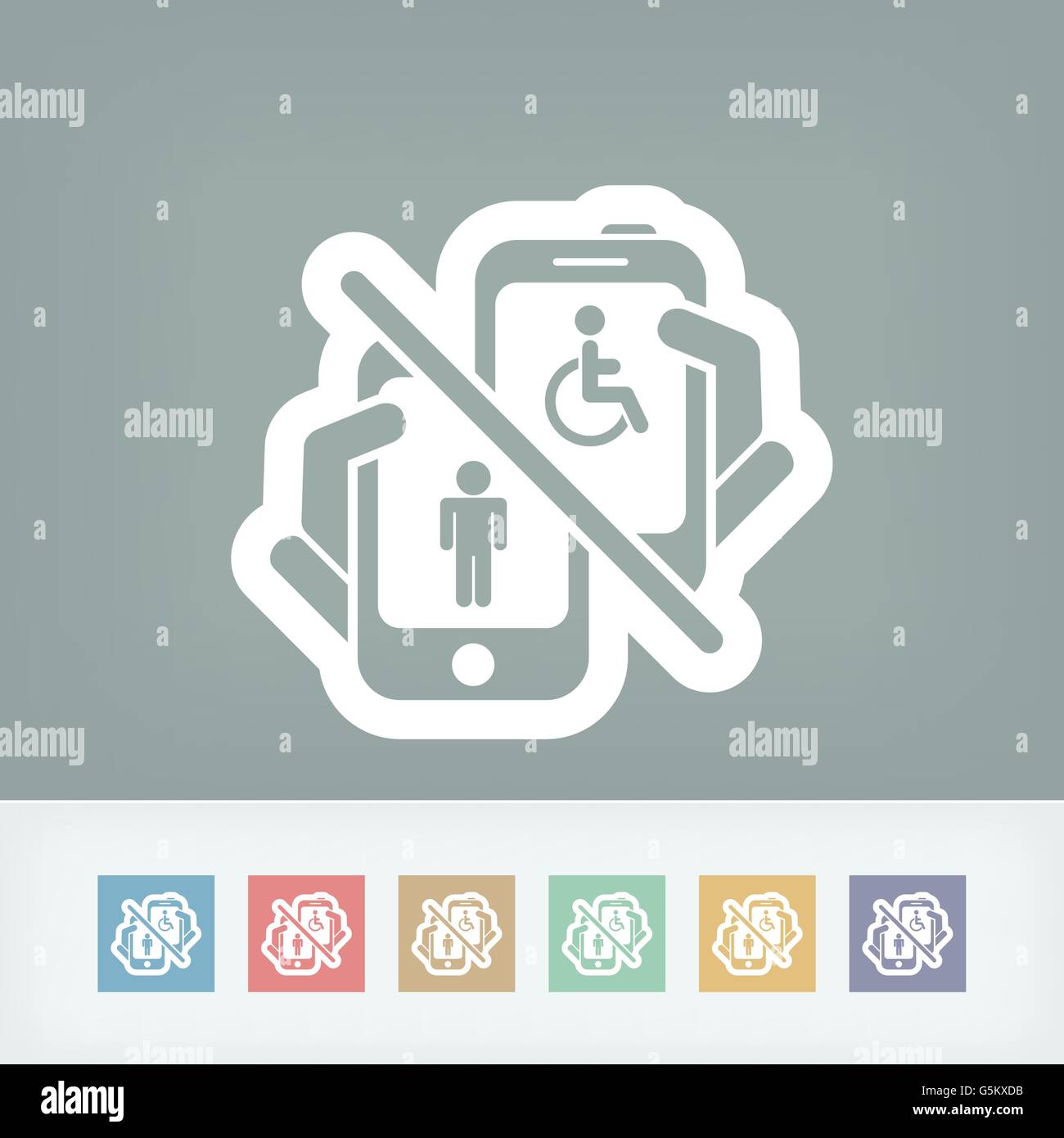 Disabled social network Stock Vector Image & Art Alamy