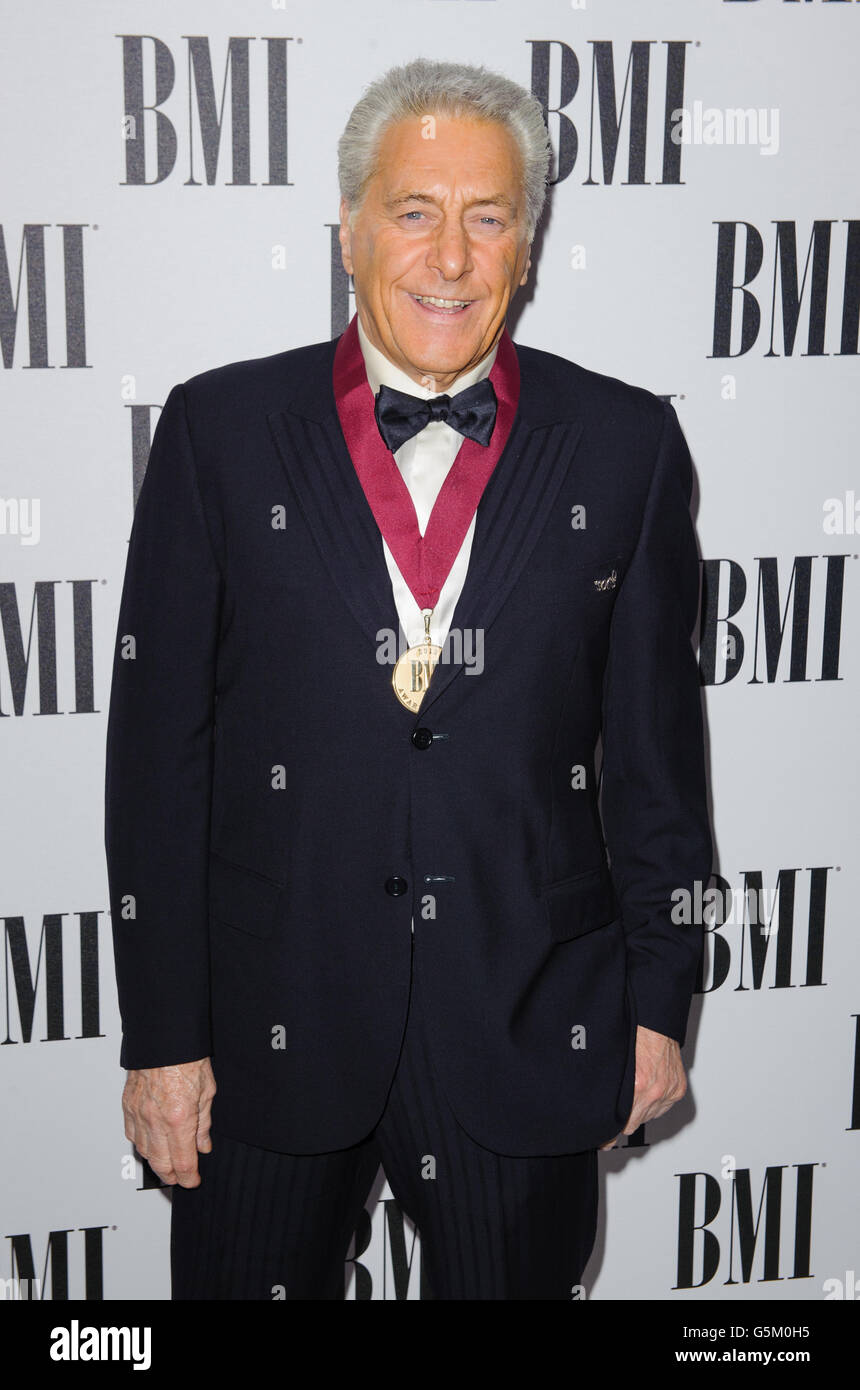 Songwriter mitch murray arrives at the bmi london awards hires stock