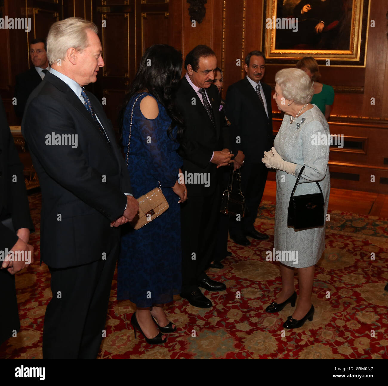 Royal Windsor Horse Show Jubilee Pageant reception Stock Photo Alamy