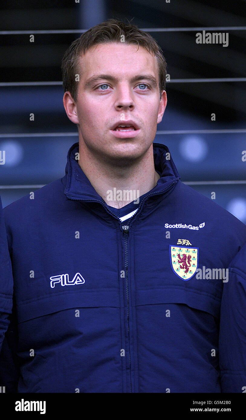 Sport football scottish gas fila tracksuit top hi-res stock photography ...